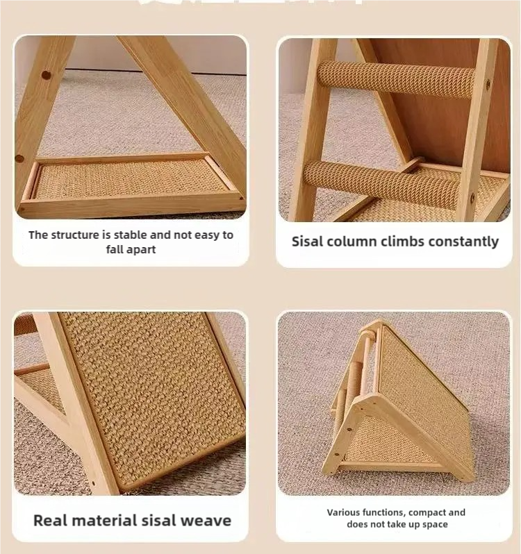 Cat Scratcher,Folding, multi-function cat scratching rack