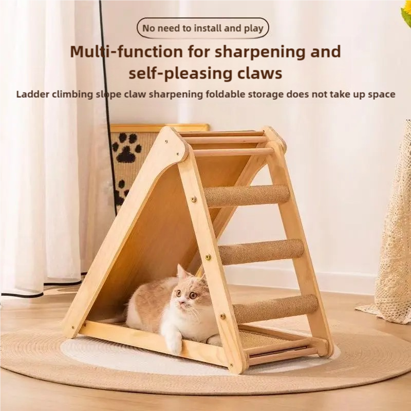 Cat Scratcher,Folding, multi-function cat scratching rack