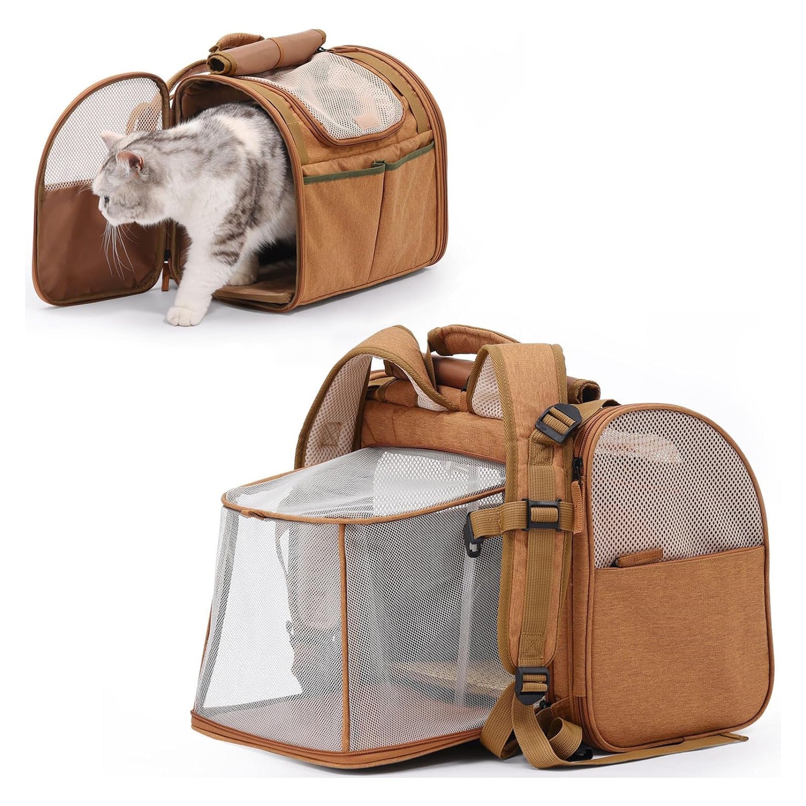 Cat travel bag, backpack, expansion bag, car bag