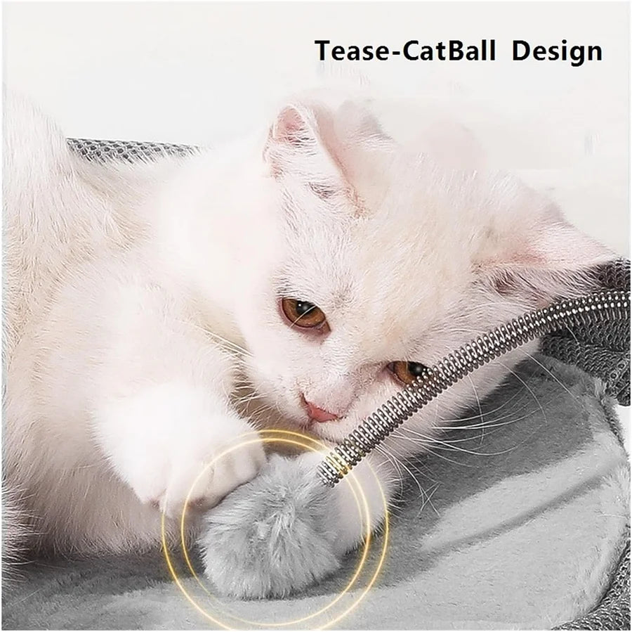 Cat Hammock with Breathable Mesh Surface