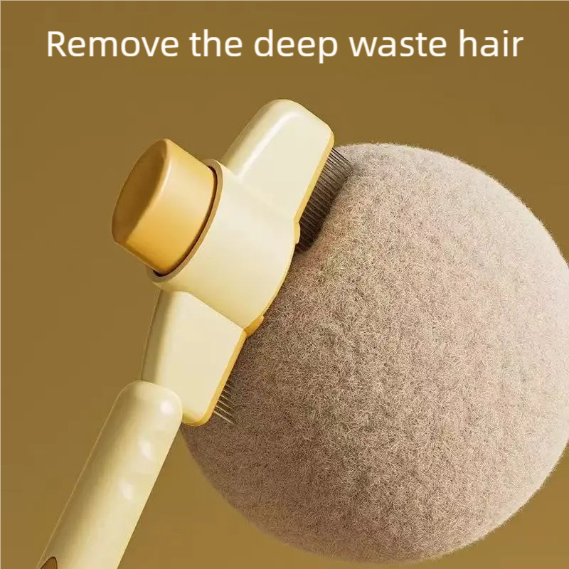 Cat detangling comb for removing loose hair