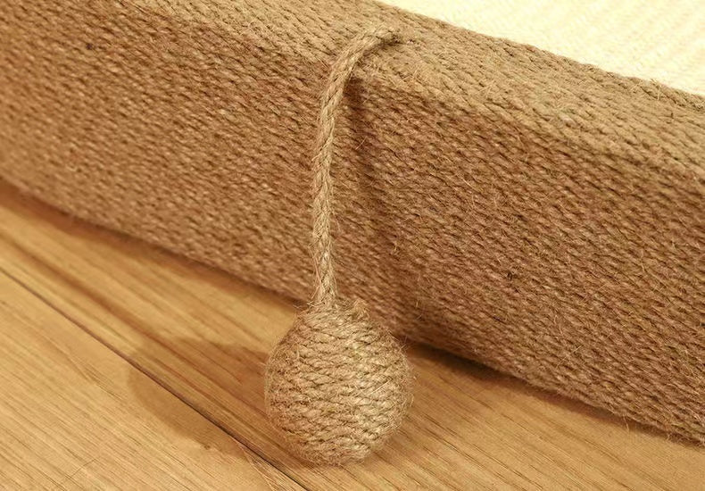 2 in 1 cat scratch board + cat nest scratch resistant natural sisal material