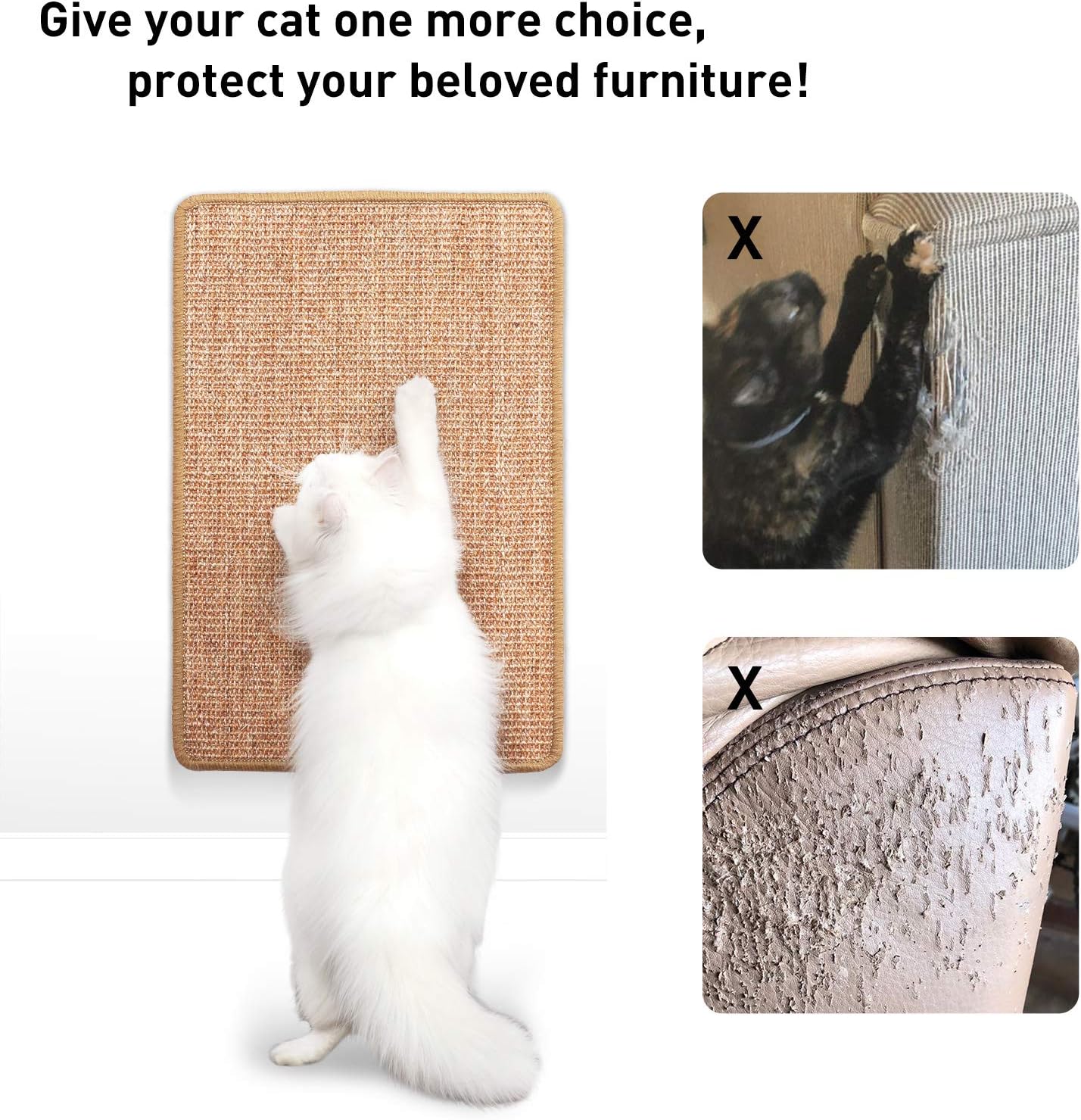 Cat Scratcher Mat,Natural Sisal Cat Scratch Mats