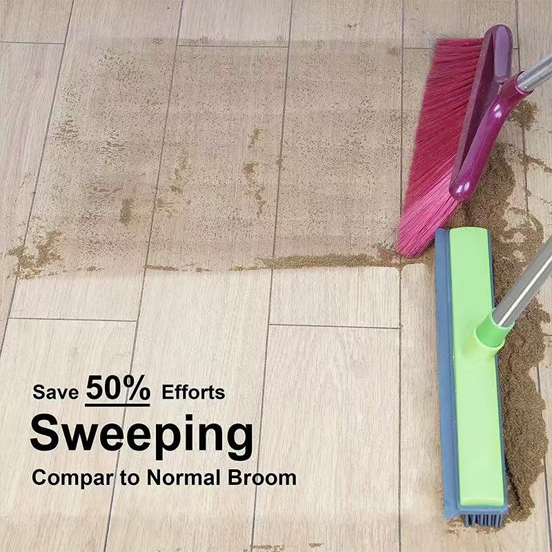 A broom for cleaning cat hair